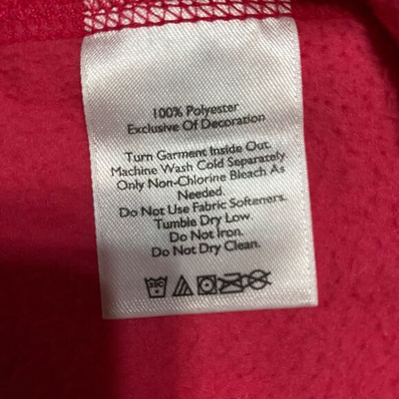 Jacket Fleece Pullover M Hot Pink 1/4 Zip Cuddly Eddie Bauer Activewear Soft - Picture 8 of 8